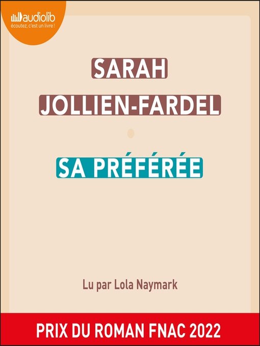 Title details for Sa préférée by Sarah Jollien-Fardel - Available